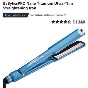 Babyliss nano titanium hair straightener brand new still in box